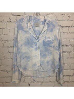Rails Kellen Pajama Top Size XS Waves Tie Dye